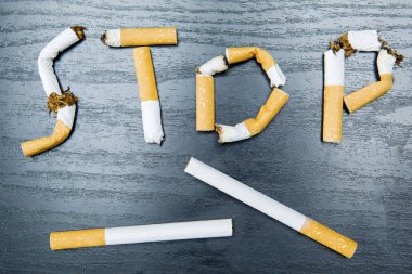 Stop ve Sigara İçilmeyen kelime