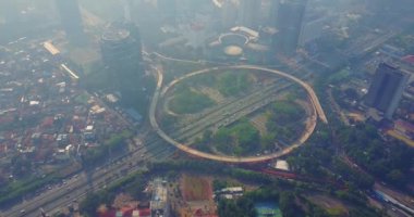  Jakarta yol kavşak kuş görünümü