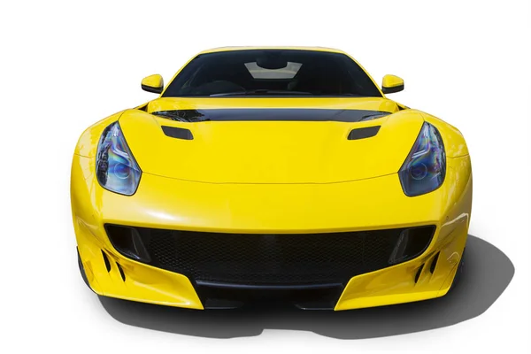 Yellow car with shiny color — Stock Photo, Image