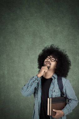 Afro öğrenci düşünme fikir kitap 