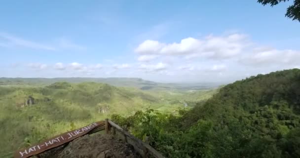 Mooie tijd lapse landschap van Panguk Hill — Stockvideo