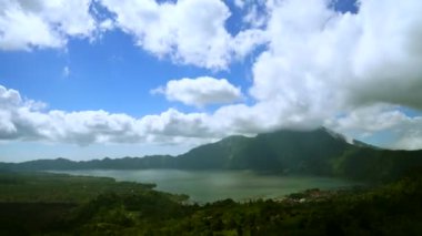 Gölü Batur Timelapse içinde zoom