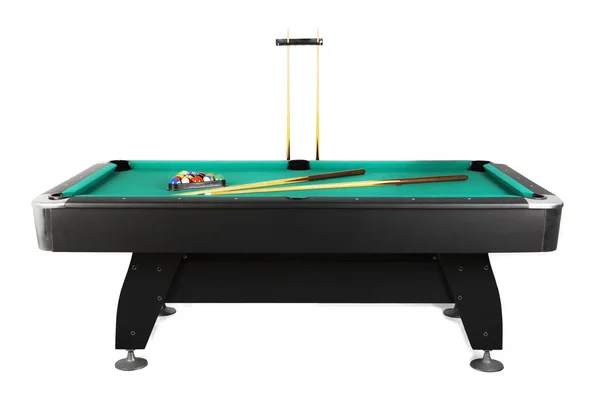 Billiard table ready to play — Stock Photo, Image