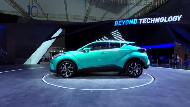 New Toyota C-HR Hybrid car — Stock Video