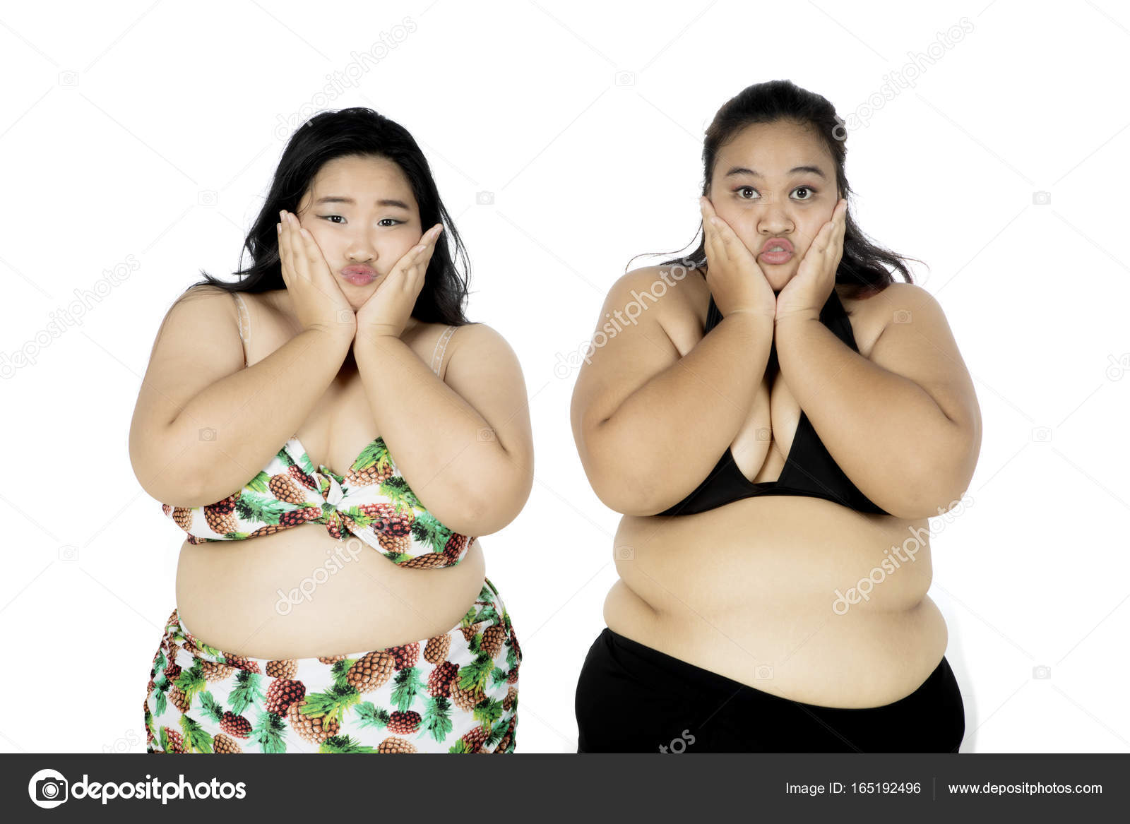 Gril On Girl Two Fat Woman