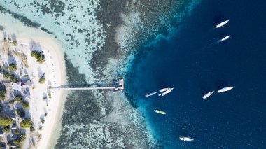 Bırakarak iskelesi Kanawa adanın Turistik gemiler
