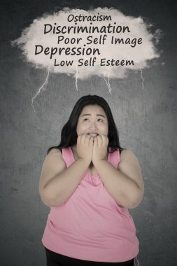 Onun sorunu düşünme kadın kilolu