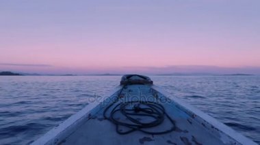  Güzel deniz manzara, twilight saat