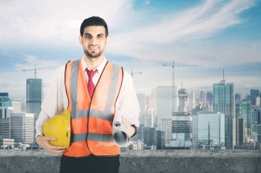 Şapka ve planları, açık Arap mimar