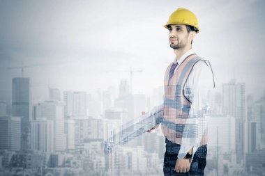 Mühendis kask ile çift pozlama