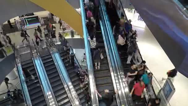 Vivocity alışveriş merkezi Singapur'da Timelapse — Stok video