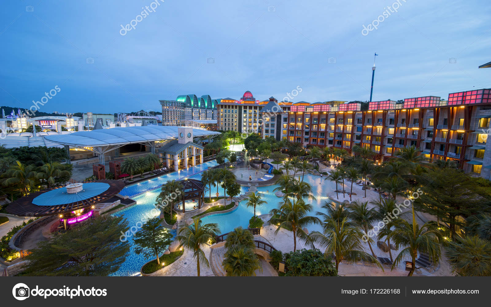 ハードロック ホテル シンガポール セントーサ島 — ストック編集用写真©realinemedia#172226168