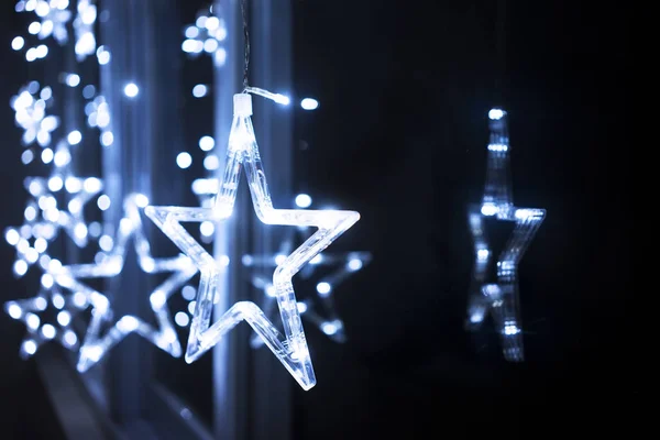 Όμορφα Χριστούγεννα αστέρια — Φωτογραφία Αρχείου