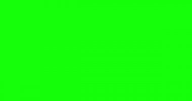 Çığlık ve eller, yükseltme sırasında stüdyoda çalışan deli beyaz tamirci vurdu 4 k çözünürlüklü yeşil ekran arka planı ile
