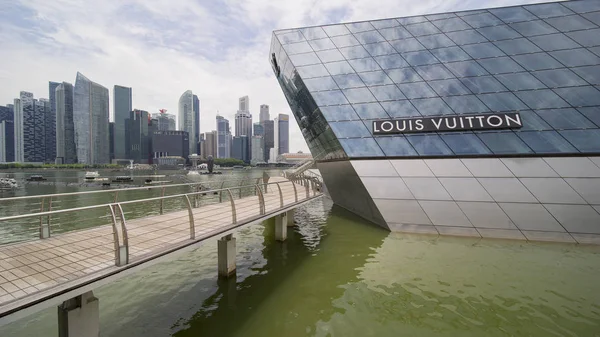 Κατάστημα Louis Vuitton στη Σιγκαπούρη Marina Bay — Φωτογραφία Αρχείου