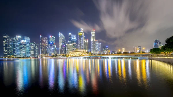 Σιγκαπούρη Σίτισκεϊπ με αστικά κτίρια — Φωτογραφία Αρχείου