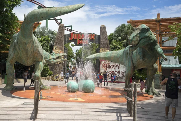 Universal Studios Singapore, Jurassic Park Tema — Stok fotoğraf