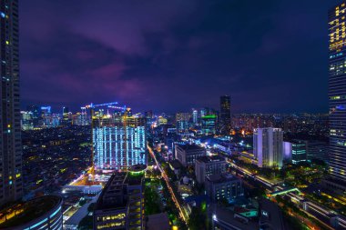 Gece zaman güzel ofis binaları