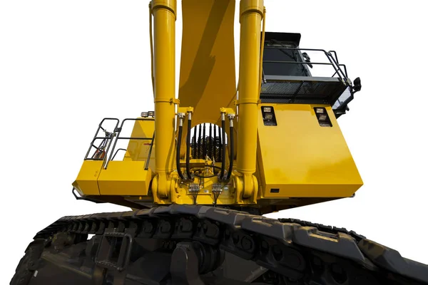 Hydraulic machine of an excavator — Stock Photo, Image