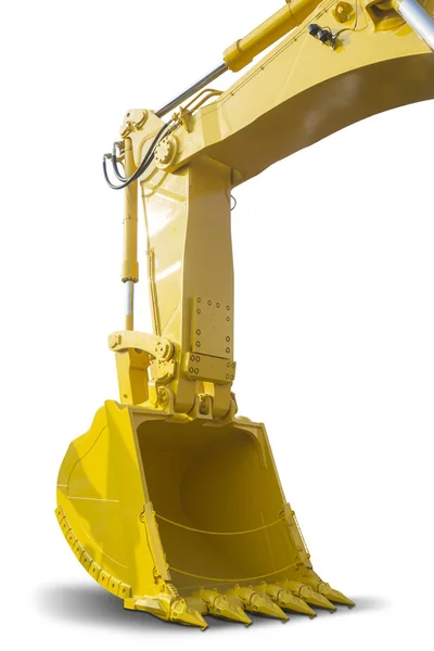 Heavy excavator bucket on studio — Stock Photo, Image