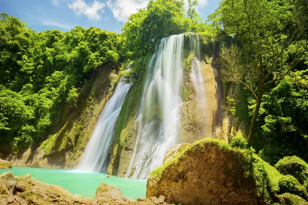 Beautiful Cikaso waterfall scenery — Stock Photo, Image