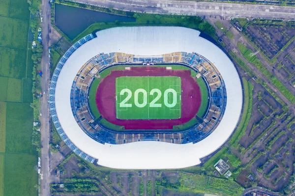 Estádio Gedebage com números 2020 — Fotografia de Stock