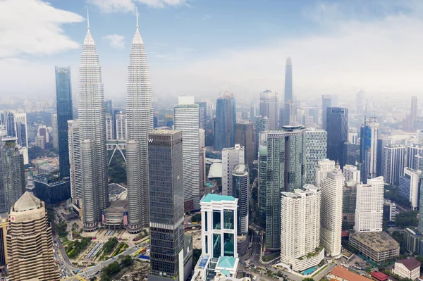 Kuala Lumpur skyline della città — Foto Stock