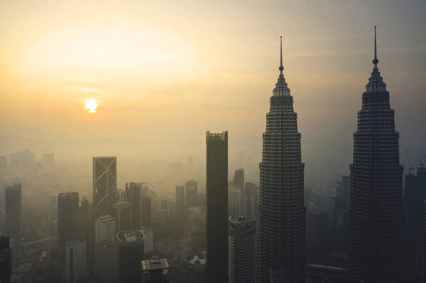Sunrise in Kuala Lumpur