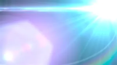 İki ışık optik mercek canlandırması