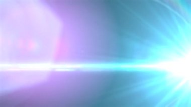 İki ışık optik mercek canlandırması