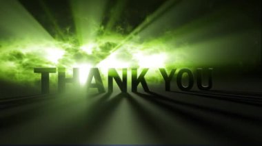 Teşekkürler. Metin animasyonu ışık ışınlarıyla aydınlatılıyor.