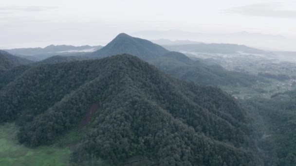 Beautiful Aerial View Malabar Mountain — Stock Video