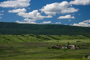 Dağ Manzaralı Crimea'da güzel sahne