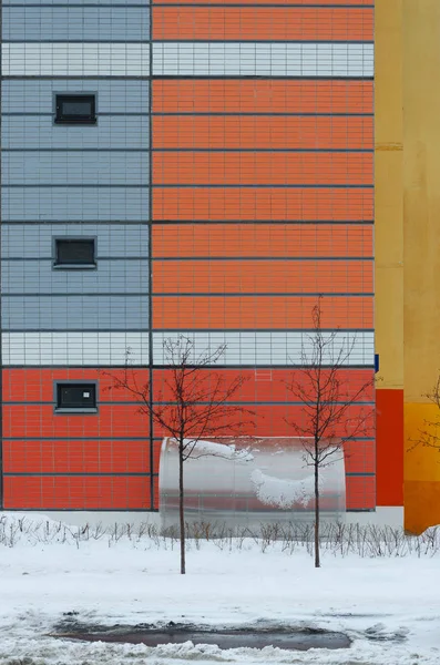 Architecture géométrique minimale du bâtiment — Photo