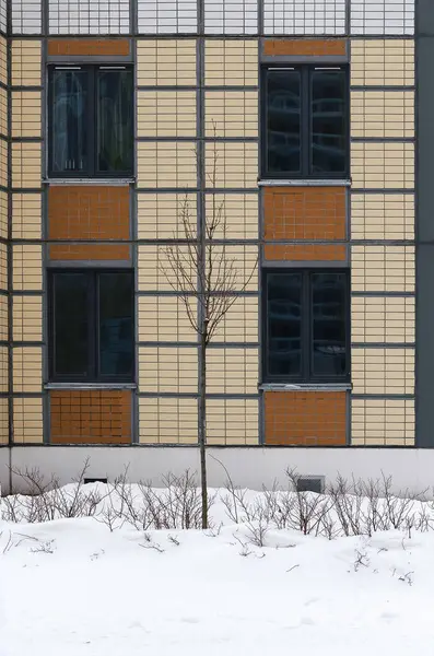 Arquitectura geométrica mínima del edificio —  Fotos de Stock