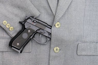 İş mücadele, iş elbisesi yarı otomatik tabanca, 45 tabanca. 
