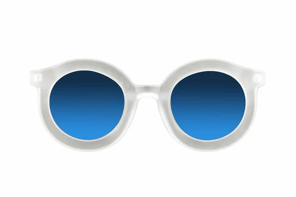 Gafas de sol aisladas sobre fondo blanco, Gafas de sol modernas . — Foto de Stock