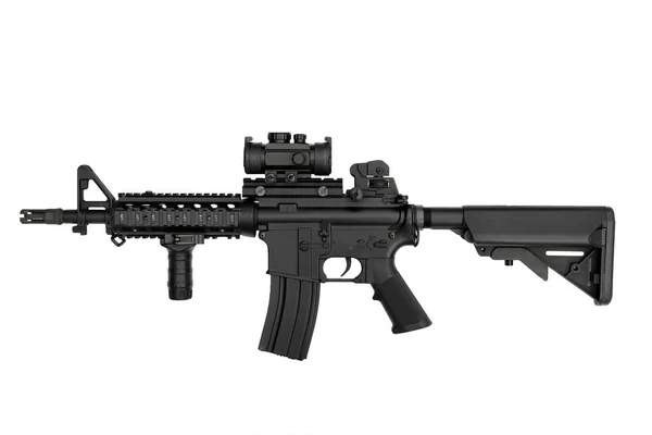 Nekünk hadsereg fegyver M4a1 carbine elszigetelt fehér background. — Stock Fotó