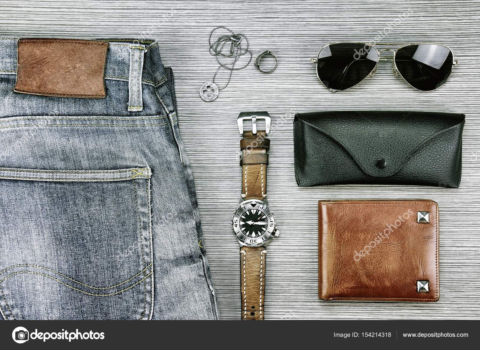 Men accessories and fashion, Set of clothes and various