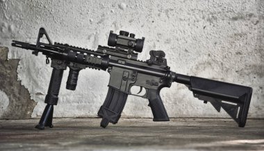 Taarruz tüfeği topu, M4a1 silah ve askeri teçhizat ordusu için.