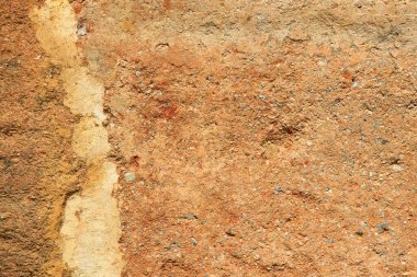 Soyut grunge ve çatlamış çimento parçacıklı duvar kağıdı arka planı, web pankartı ve tasarım şablonu için beton aşınmış yüzey.