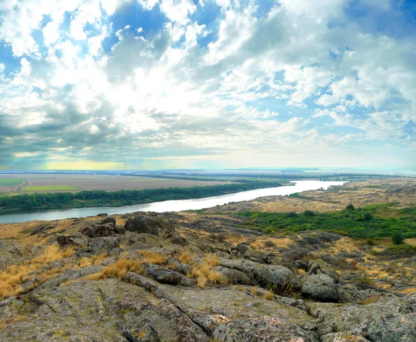 Parque Nacional "Túmulos de Pedra". Donetsk. Ucrânia — Fotografia de Stock