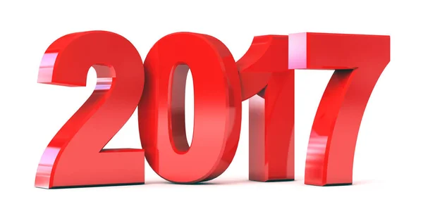 Rojo Año Nuevo 2017 —  Fotos de Stock