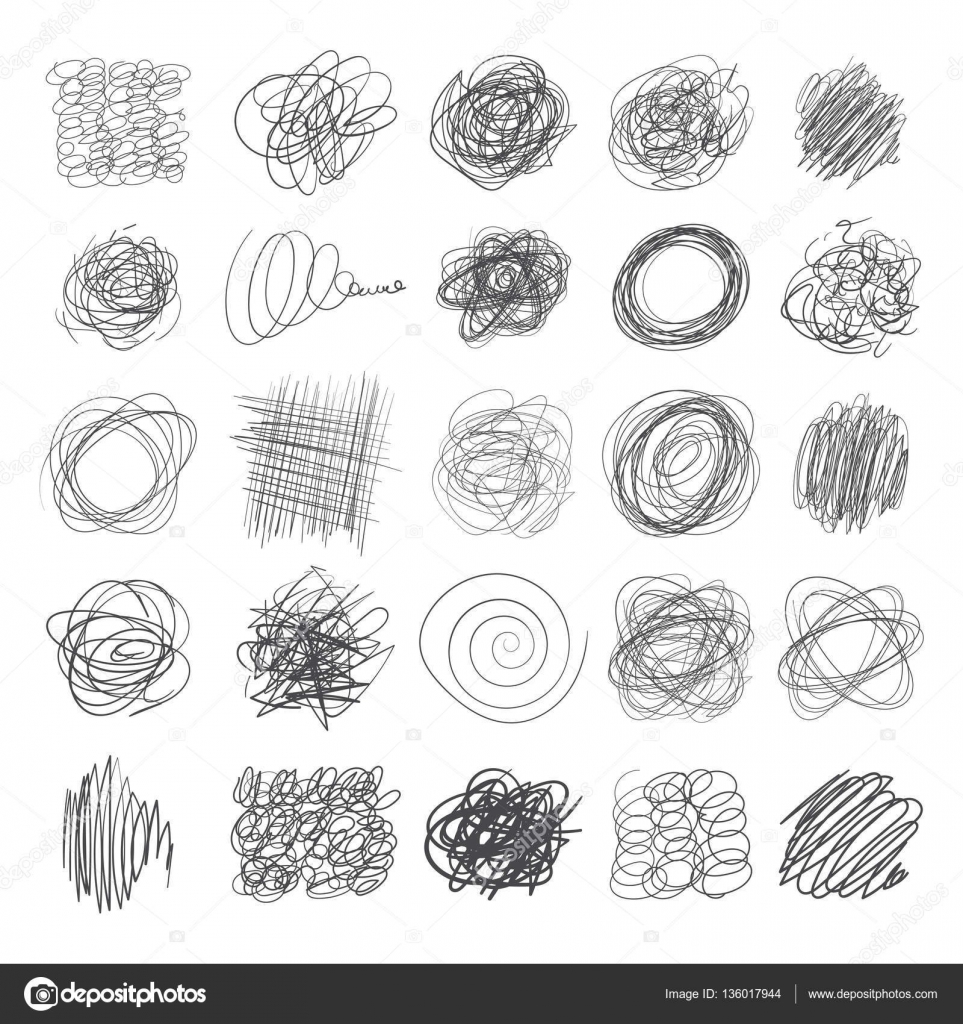 Set Of Ink Lines Of Hand Drawn Textures Scribbles Of Pen Vector Image By C Kharlamova Lv Vector Stock Set Of Ink Lines Of Hand Drawn Textures Scribbles Of Pen Vector Image By C Kharlamova Lv Vector Stock