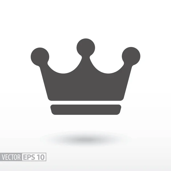 Crown - flat icon — Stock Vector