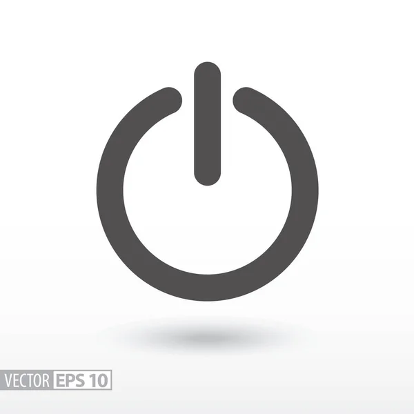 Apagado - icono plano — Vector de stock