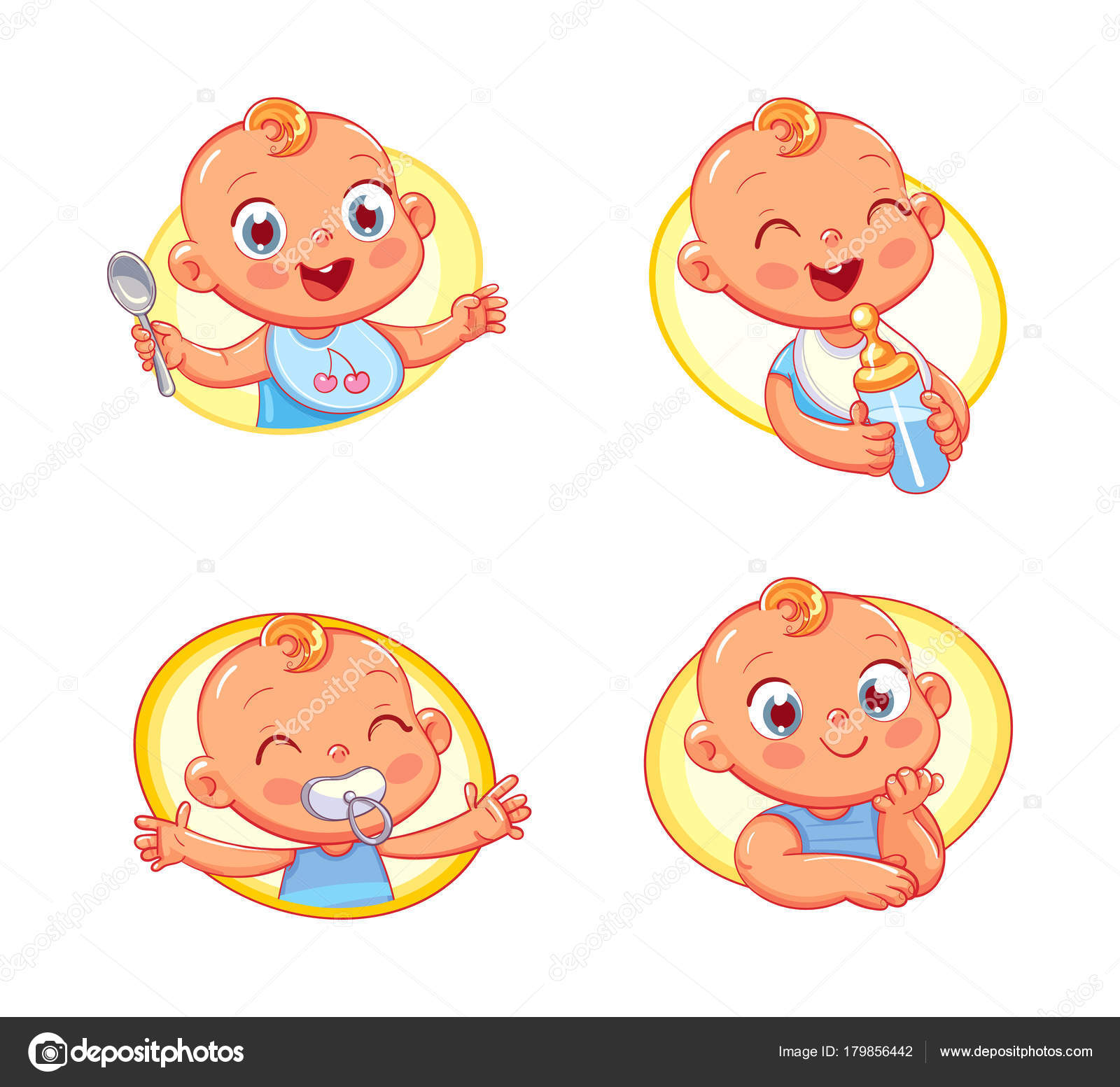 Design template for baby food and kids hygiene products and children's  store Stock Vector Image by ©kharlamova_lv #179856442