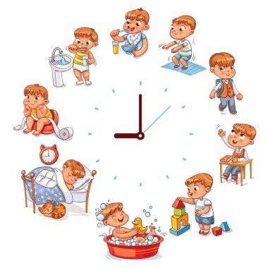 Basit saatler ile günlük rutin