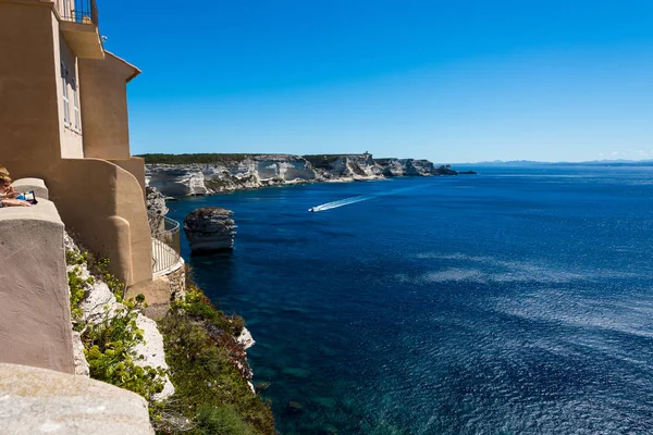 La fortaleza en el acantilado Bonifacio — Foto de Stock