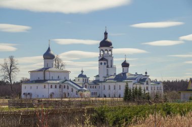 Krypetsky Manastırı. Rus Ortodoks Manastırı. Rusya, Pskov Oblastı